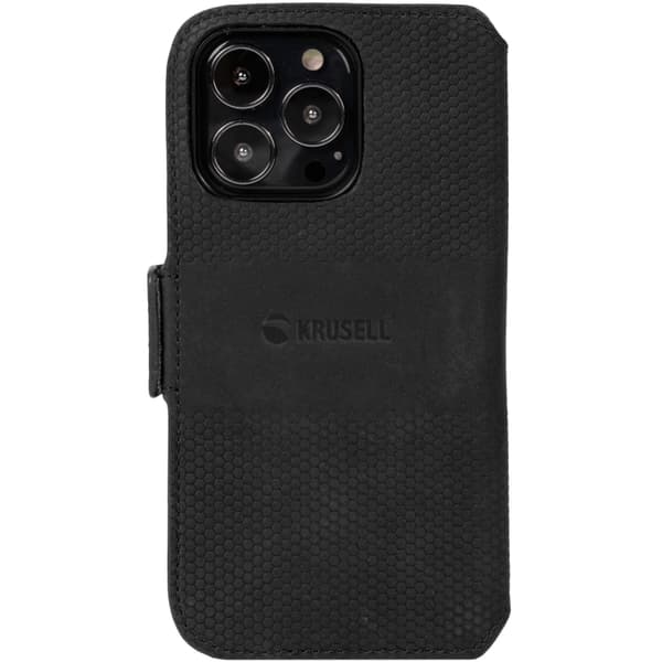 Krusell Telefonpung i læder iPhone 13 Pro Max Sort