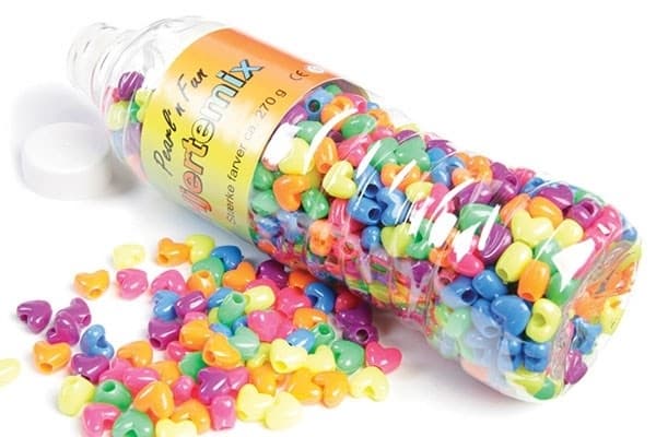 Pearl`n fun Beads hjerte-mix, 270 g