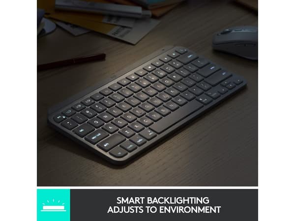 Logitech MX Keys Mini, Ljusgrå