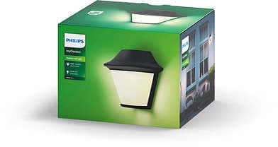 Philips Serres vegglampe svart, E27