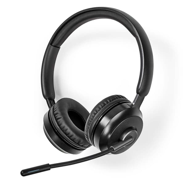 Nedis PC-hodesett | On-Ear | Stereo | Bluetooth | Sammenleggbar mikrofon | Sort