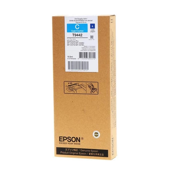 EPSON Blæk C13T944240 T9442 Cyan