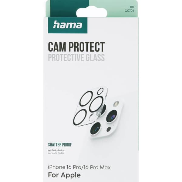 Hama Kamera Skyddsglas iPhone 16 Pro Max