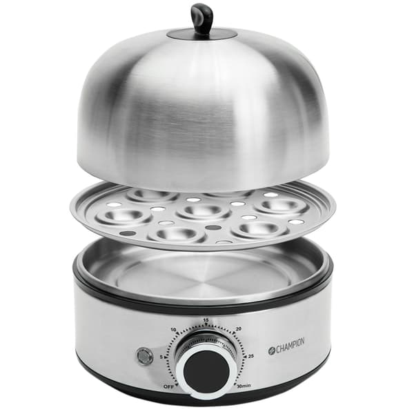 Champion Äggkokare Timer 7 Ägg EB600 Rostfri