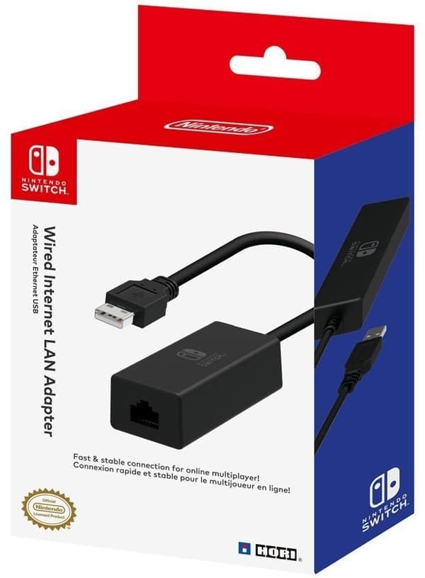 Hori Wired Internet LAN Adapter - nettverksadapter for kablet internettforbindelse, Switch.