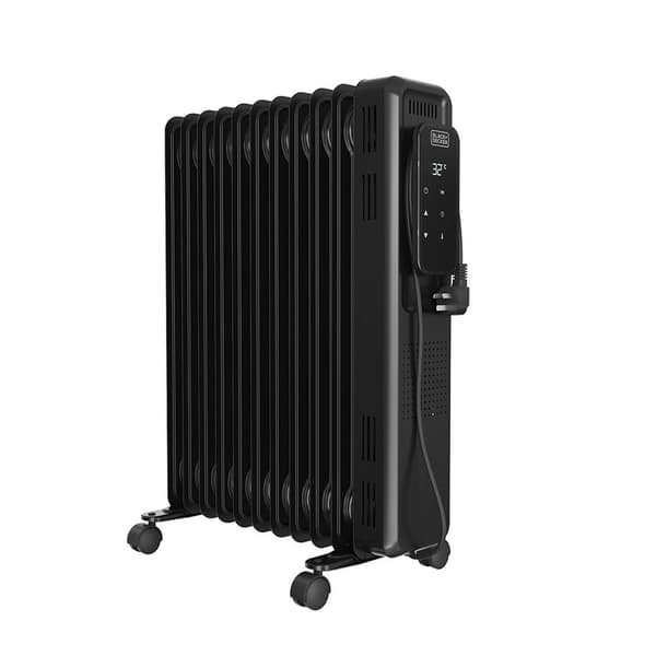 BLACK+DECKER Öljylämmitin Digital 2500W Musta