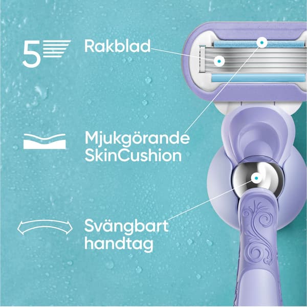 Gillette Venus Rakhyvel Extra Smooth Swirl + 1st rakblad