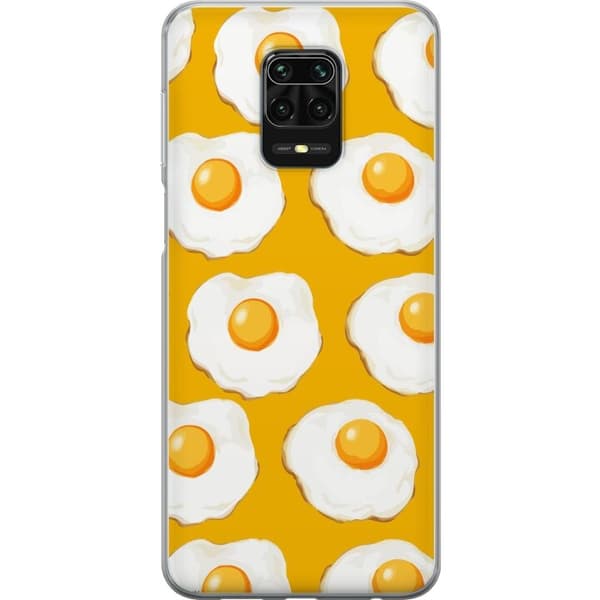 Mobildeksel til Xiaomi Redmi Note 9S med Stekt egg motiv
