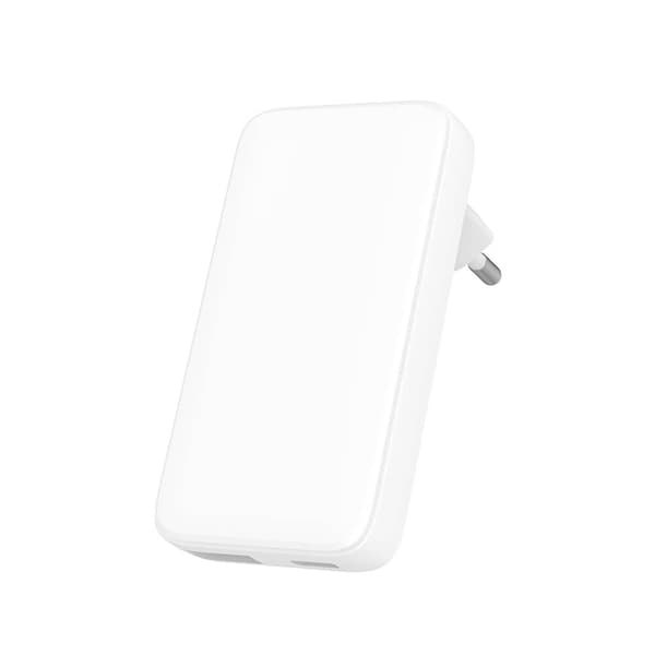 Gear Lader 220V 1xUSB-C+1xUSB-A PD/PPS 36W+QC 18W GaN Hvit