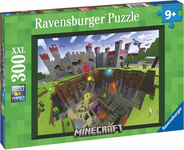 Minecraft Cutaway-puslespill, 300 brikker