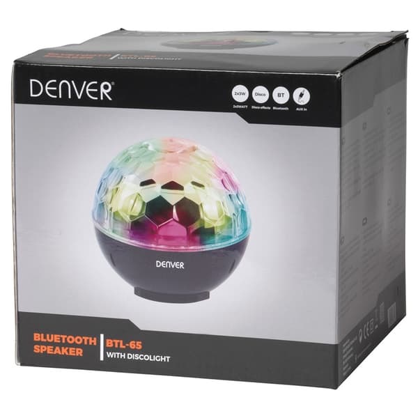 Denver Bluetoothhögtalare med ljus