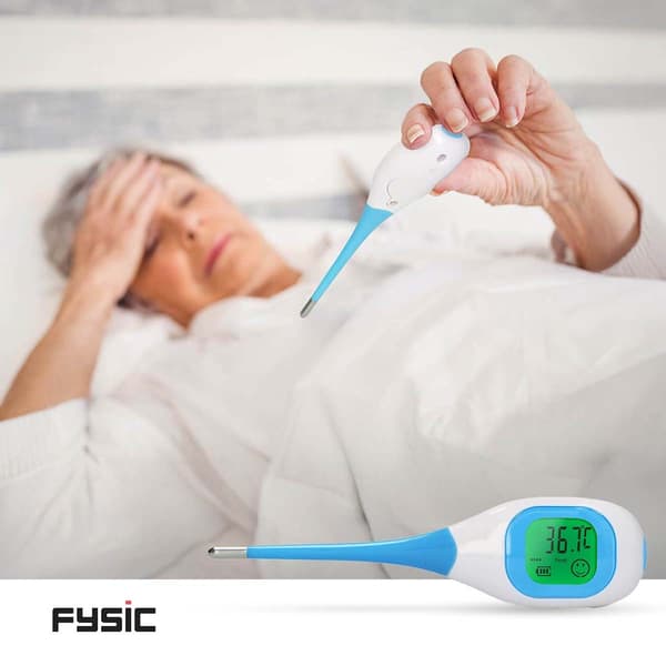 Fysic Termometer med stort oplyst display