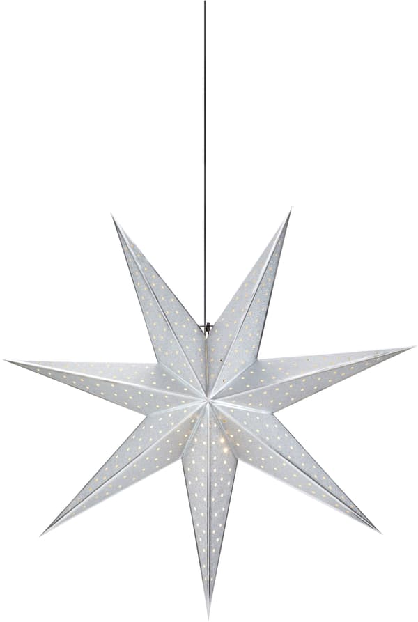 Markslöjd Julstjärna GLITTER 45 cm silver Markslöjd