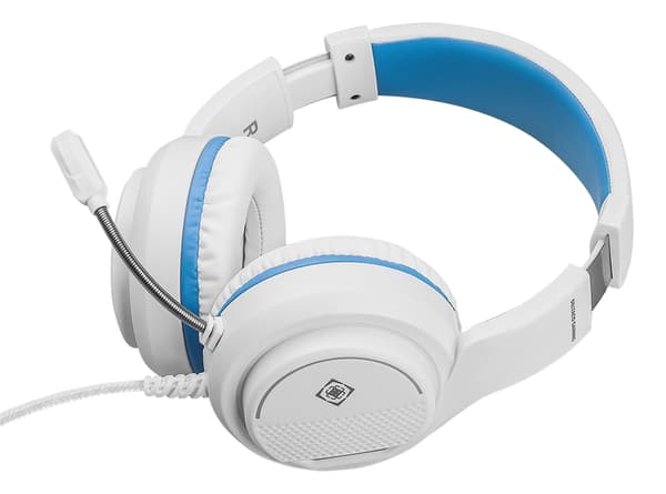 deltaco_gaming Headset for Sony Playstation 5, 2m cable, 40mm element, whit