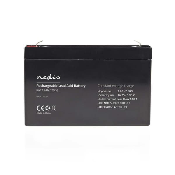 Nedis Oppladbart blybatteri | Oppladningsbar | 6