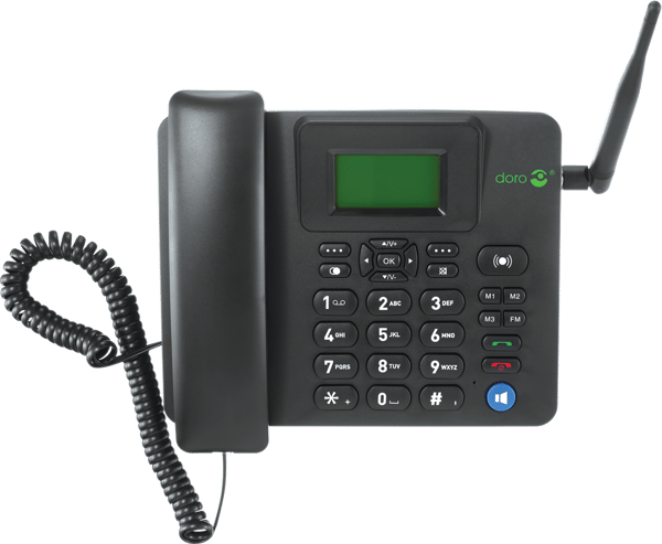 Doro 4100H 4G Desk Phone, Black