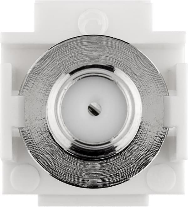 Goobay Keystone-modul SAT/antenne, planforsænket montering IEC / koaksial socket > F socket