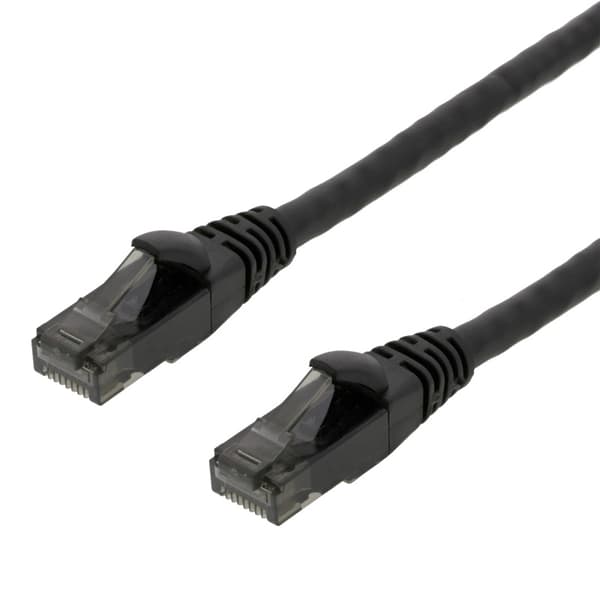 DELTACO High Flexible U/UTP Cat.6 patch cable, 24AWG, TPE, 5m, Black