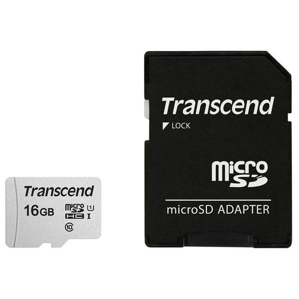 Transcend Minneskort MicroSDHC-kort U1 16GB
