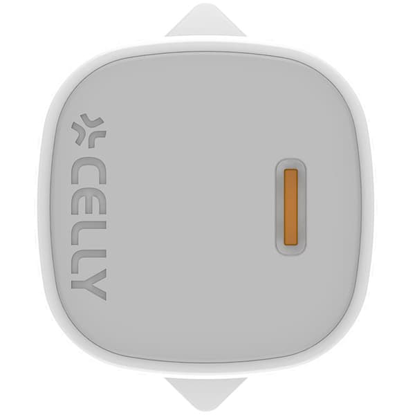 Celly Laddare 25W PD + USB-C-kabel Vit