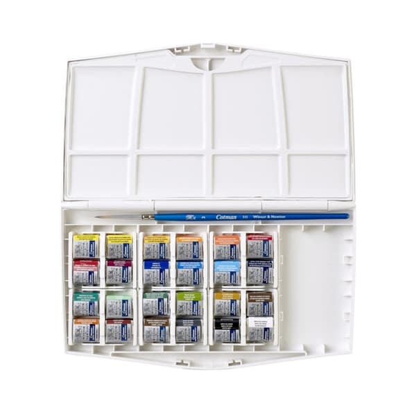 WINSOR Cotman watercolour Pan paintingbox PLUS