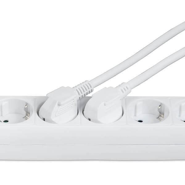 Hama Power Strip 6-way Switch White 3.0m