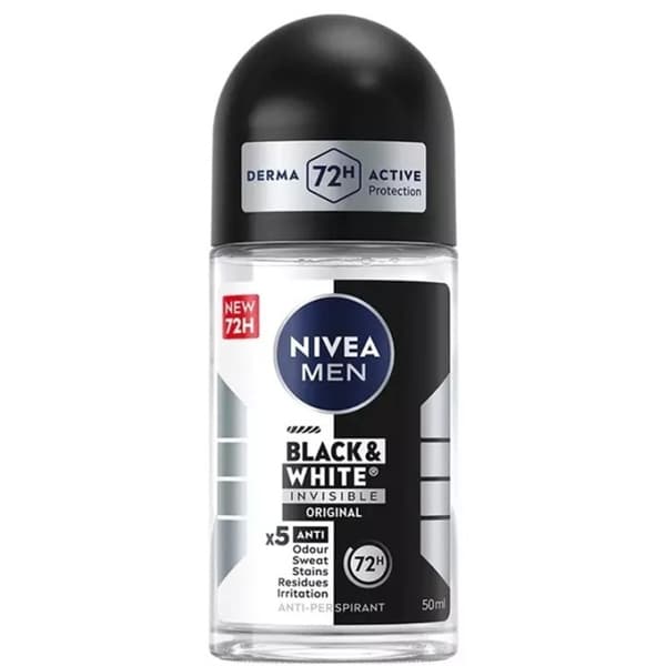 Nivea Men Invisible Black & White Power Roll On 50ml