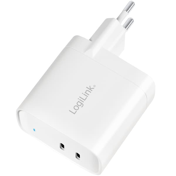 LogiLink USB-lader 2 x USB-C PD 40W GaN