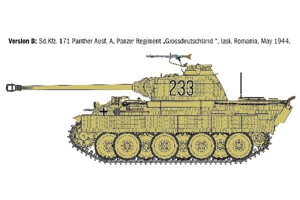 ITALERI 1:35 Sd.Kfc 171 Panther Ausf A