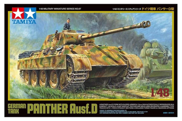 Tamiya 1:48 Tysk stridsvogn Panther Ausf.D