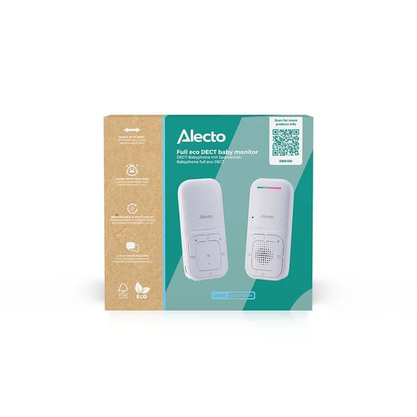 Alecto DBX130 Itkuhälytin Full Eco DECT Valkoinen