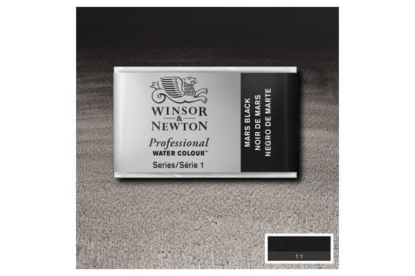 Prof Water Colour Pan/W Mars Black '04 386