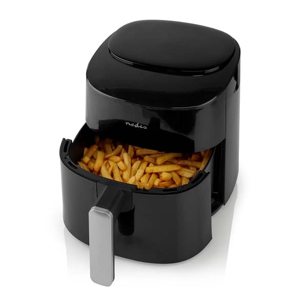 Nedis Hot Air Fryer | Timer: 4 h | Antall forhåndinnstilte programmer: 8 | Digitalt | Sort