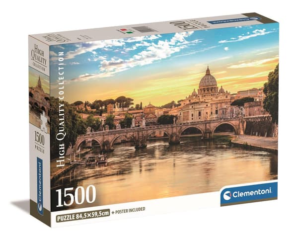 Clementoni 1500 stk CB Collection Rom af høj kvalitet
