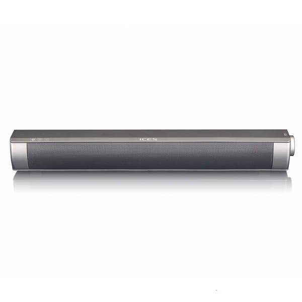 ICES Mini soundbar Bluetooth® laddningsbart batteri SD-kortläsare