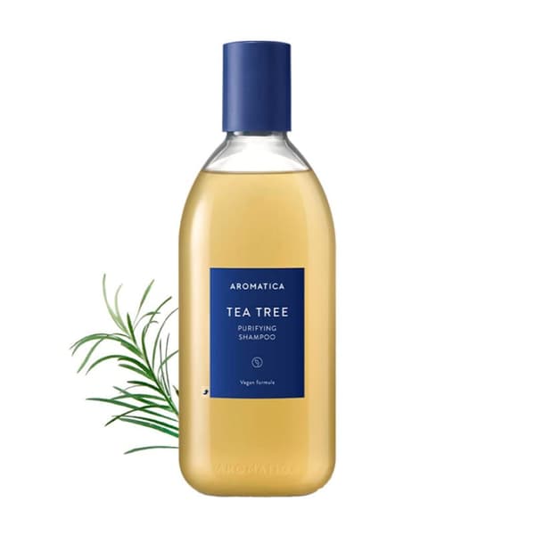 Aromatica Rensende shampoo med tea tree - 400 ml