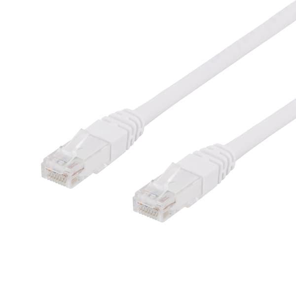 DELTACO U/UTP Cat6 patchkabel, LSZH (Low Smoke Zero Halogen), 0.5m, hv
