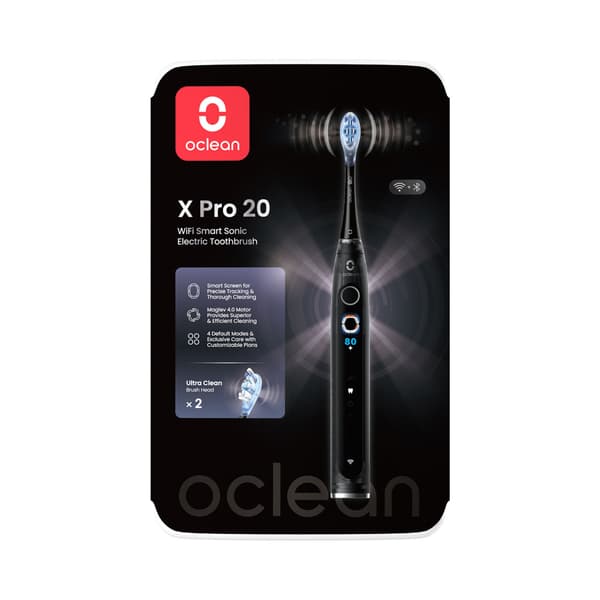 Oclean Elektrisk Tandborste X Pro 20 Svart