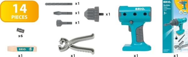 BRIO Builder 34600 -  Batteridriven skruvdragare