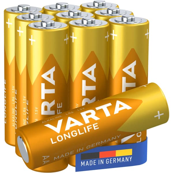 Varta Longlife AA / LR06  Batteri 10-pack