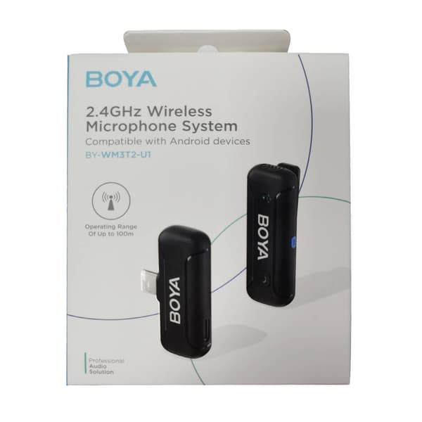 BOYA Trådløst mikrofonsystem x1 BY-WM3 til USB-C