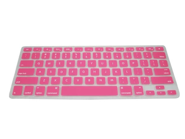 Näppäimistön silikonikuori, MacBook Pro 13.3 (vaaleanpunainen)