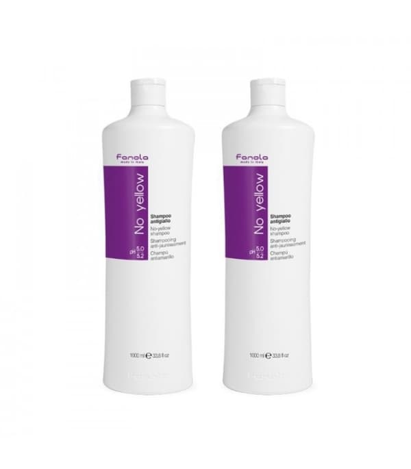 2-pack Fanola No Yellow Schampoo 1000ml