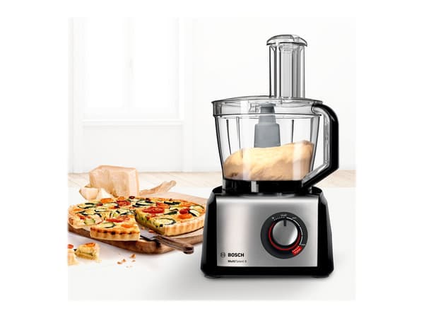 Bosch MultiTalent 8 MC812M865 Foodprocessor 3,9 liter Børstet rustfrit stål/sort