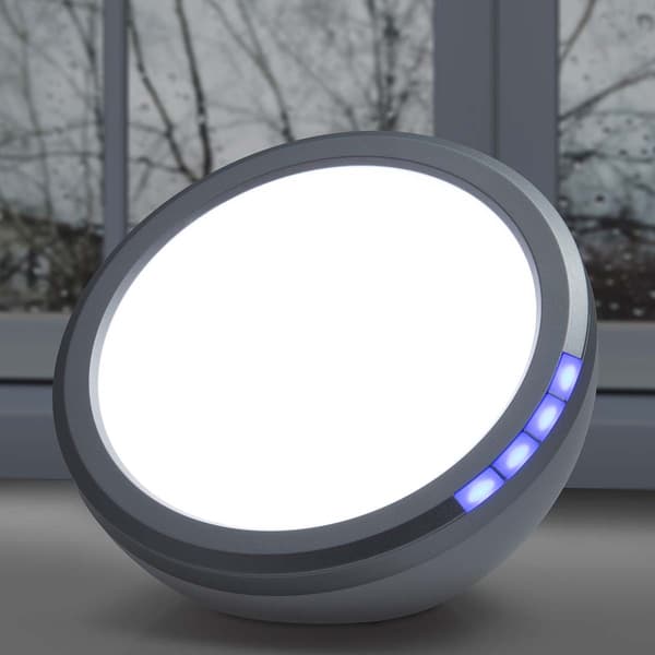 Fysic Energilampa / lampa för ljusterapi Vit/Silver