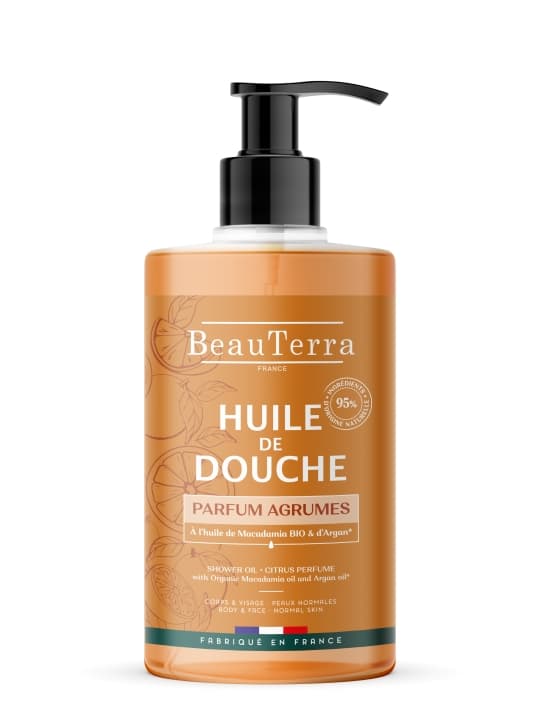 BeauTerra Dusjoljer – Sitrus – 750 ml