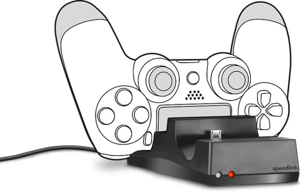 Speedlink JAZZ USB-laddare - för PS4, svart