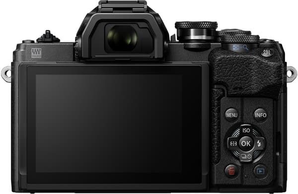 OM Digital Solutions Olympus OM-D E-M10 Mark IV + 14-42 mm EZ,  musta