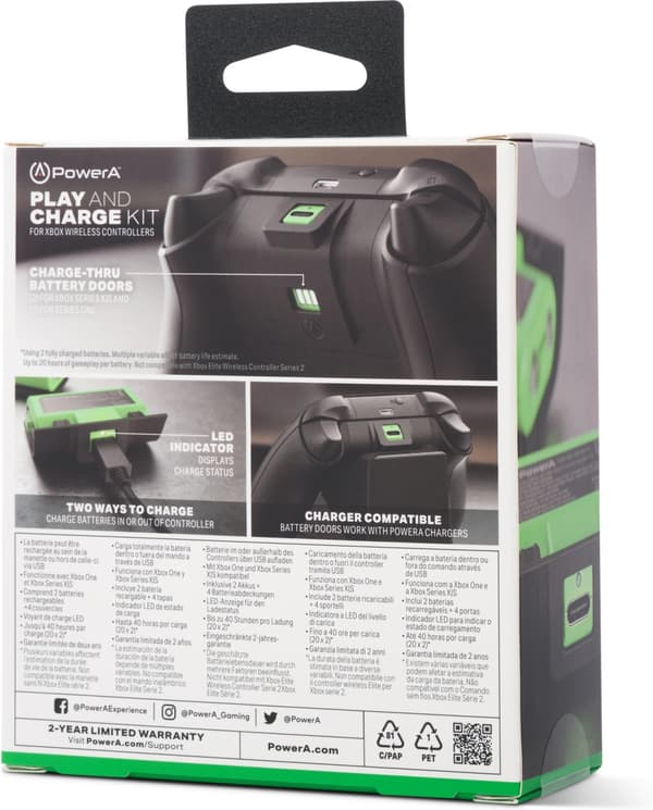 PowerA Play and Charge USB-C batteripakke
