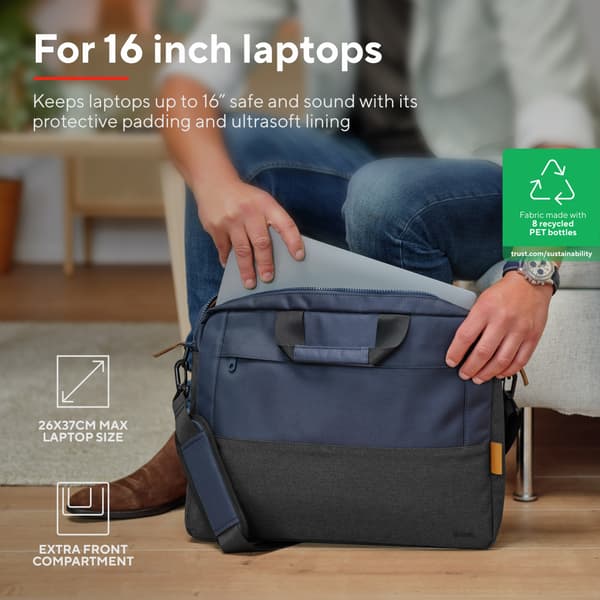 Trust Lisboa Laptopväska 16" Blå